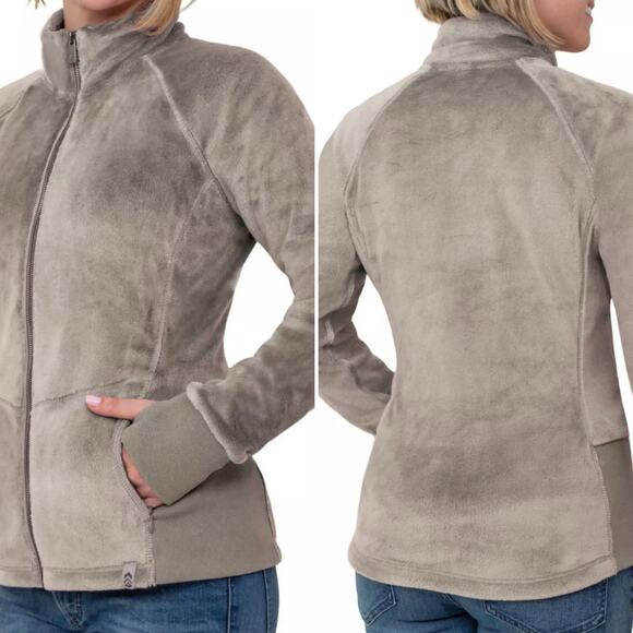 Free Country Women's Plush Butter Pile Soft & Cozy Jacket XL Walnut size XXL - Picture 1 of 14